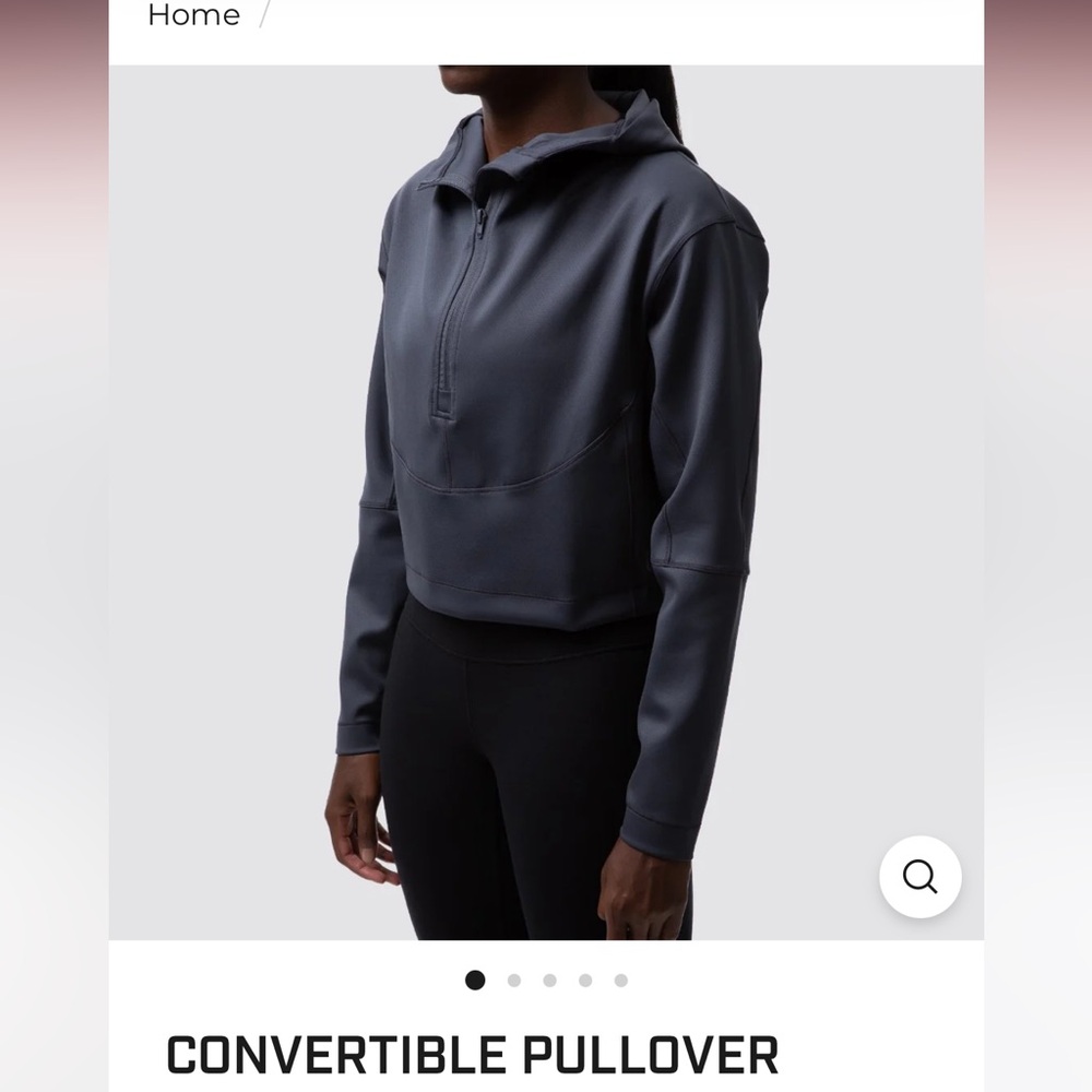 Born Primitive Women's Dark Gray Convertible Pullover